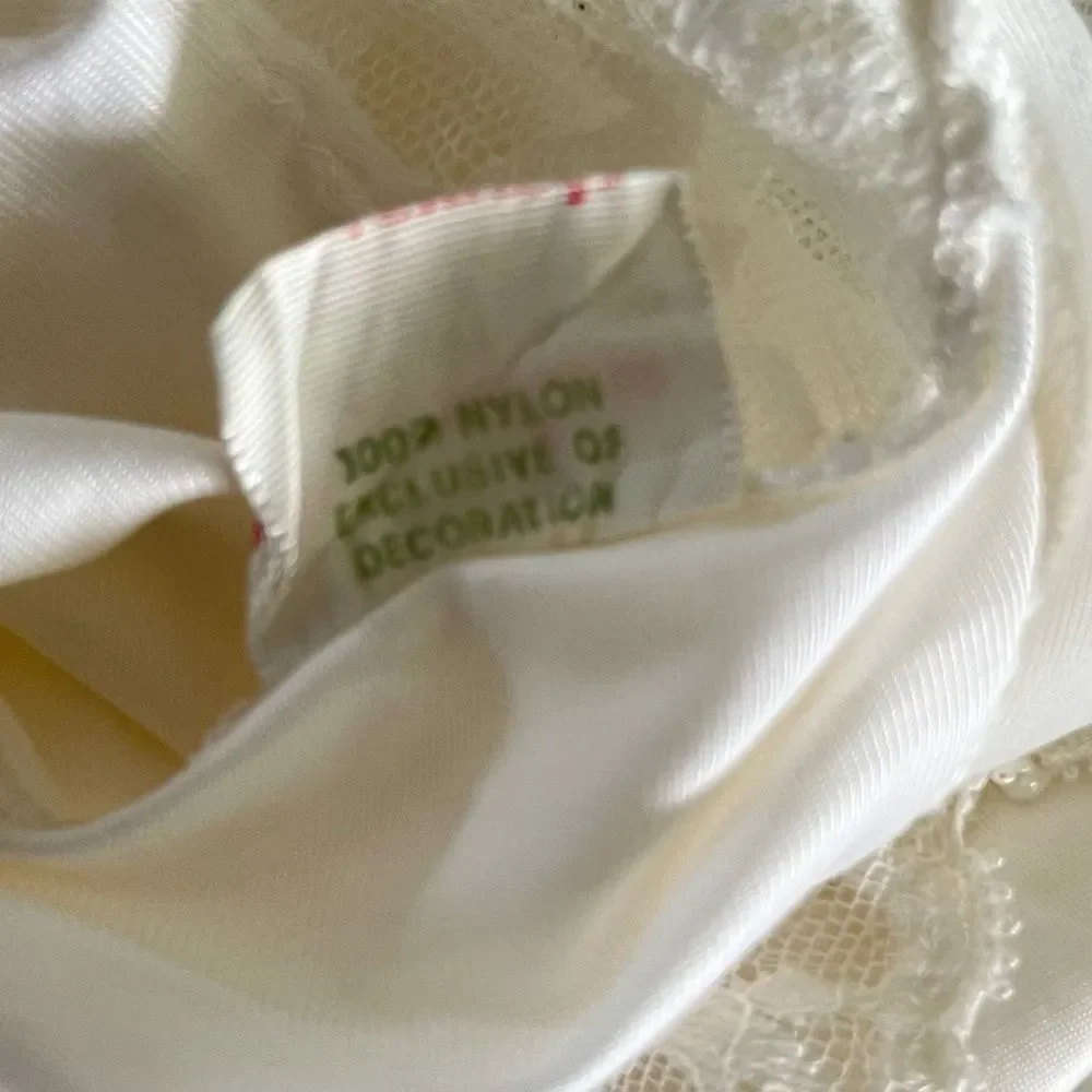 Vintage Satin Lace Slip Dress - Picture 9 of 9